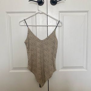 Cheetah print body suit